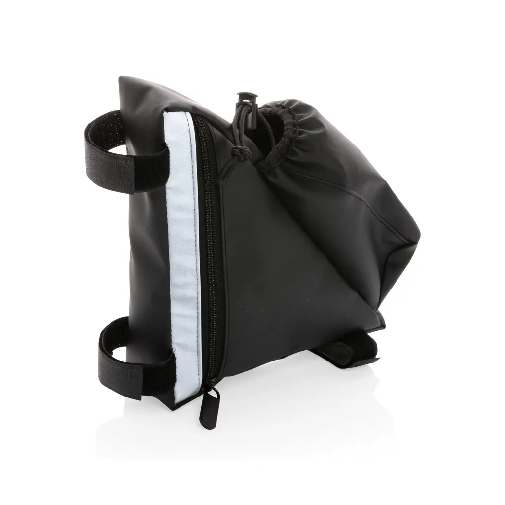 Torba za okvir bicikla PU visoke vidljivosti s držačem za bocu P325.03 black-1