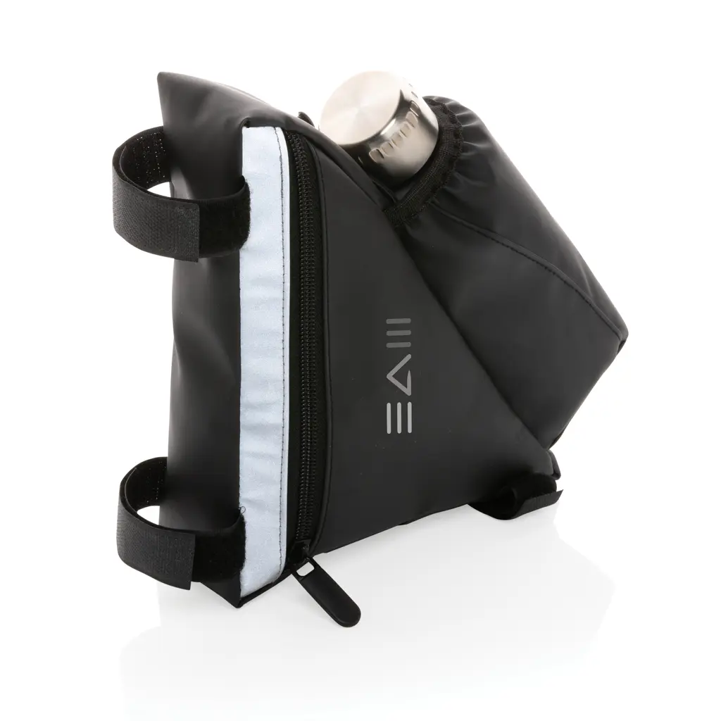 Torba za okvir bicikla PU visoke vidljivosti s držačem za bocu P325.03 black-3