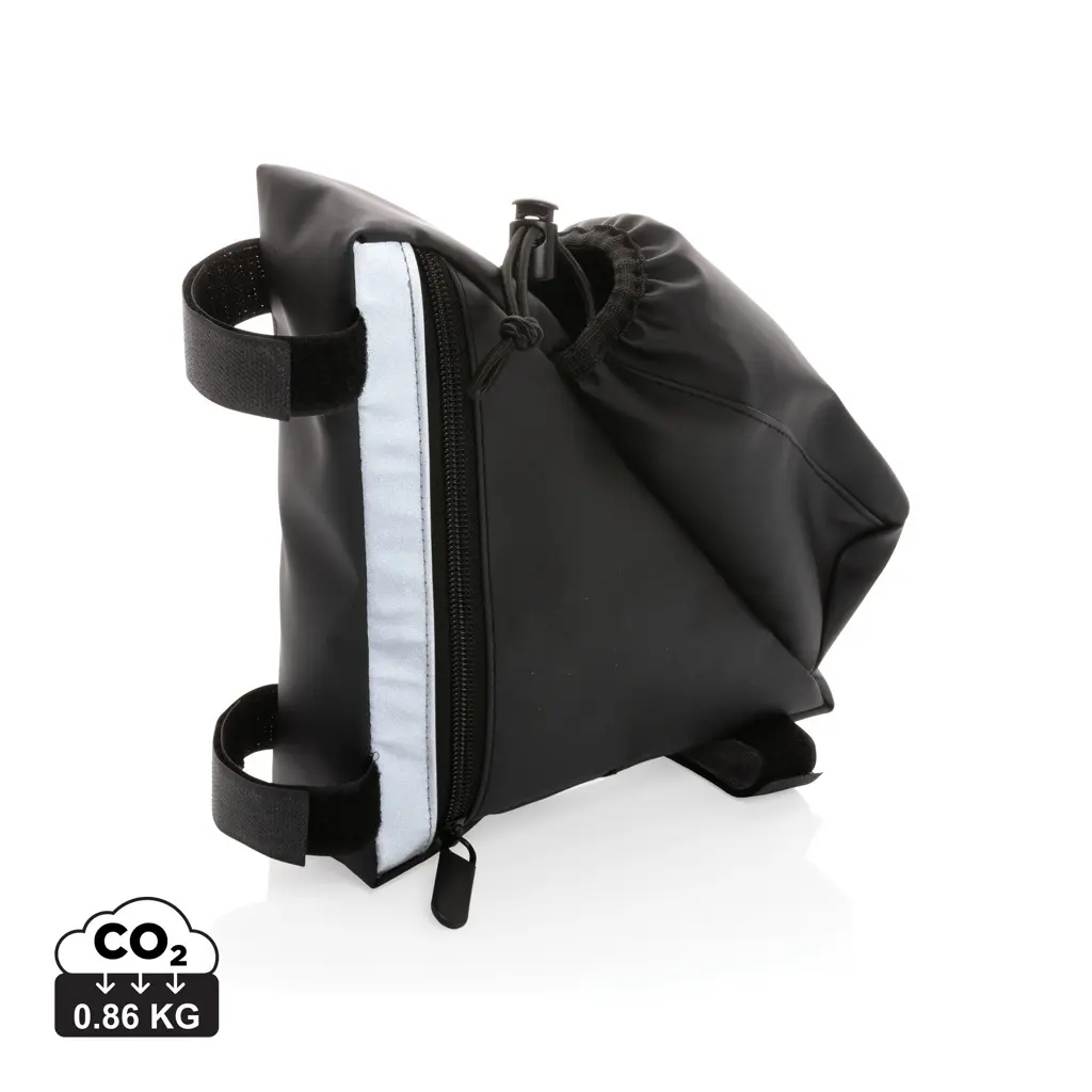 Torba za okvir bicikla PU visoke vidljivosti s držačem za bocu P325.03 black-0