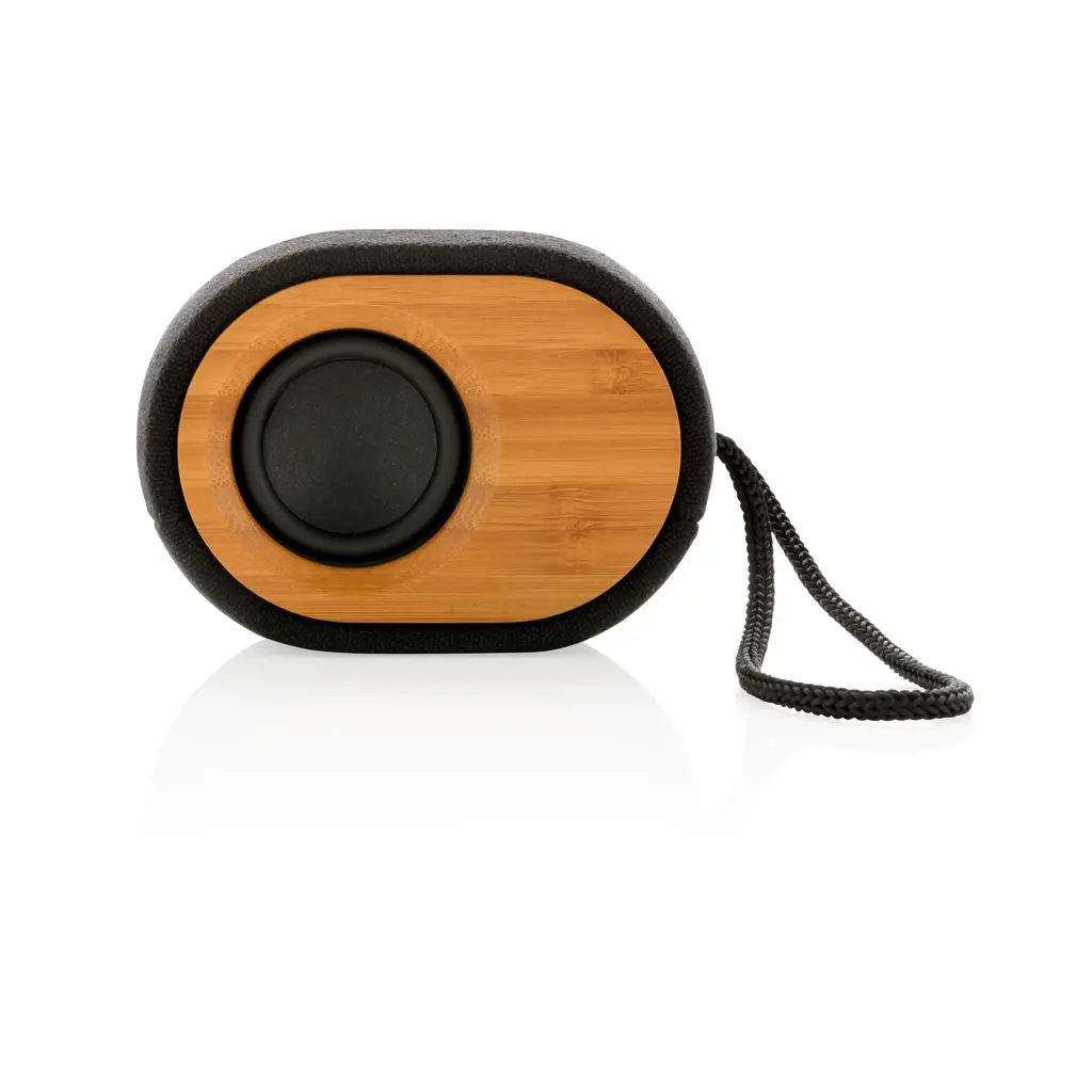 Bluetooth zvučnik od bambusa P328.00 black-4