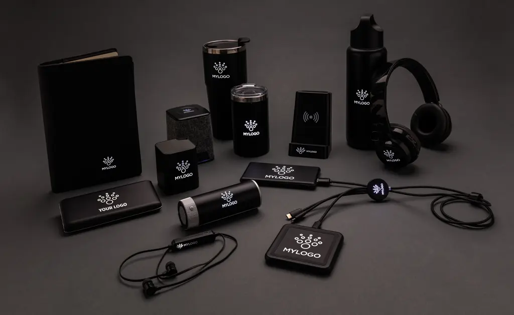 Bežični zvučnik sa svjetlećim logotipom P328.08 black-8