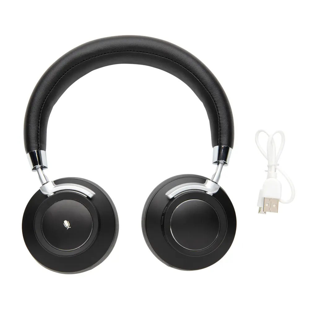 Bežične udobne slušalice Aria P328.68 black-5