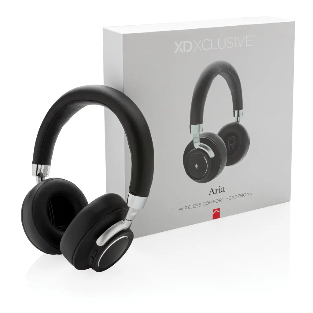 Bežične udobne slušalice Aria P328.68 black-15