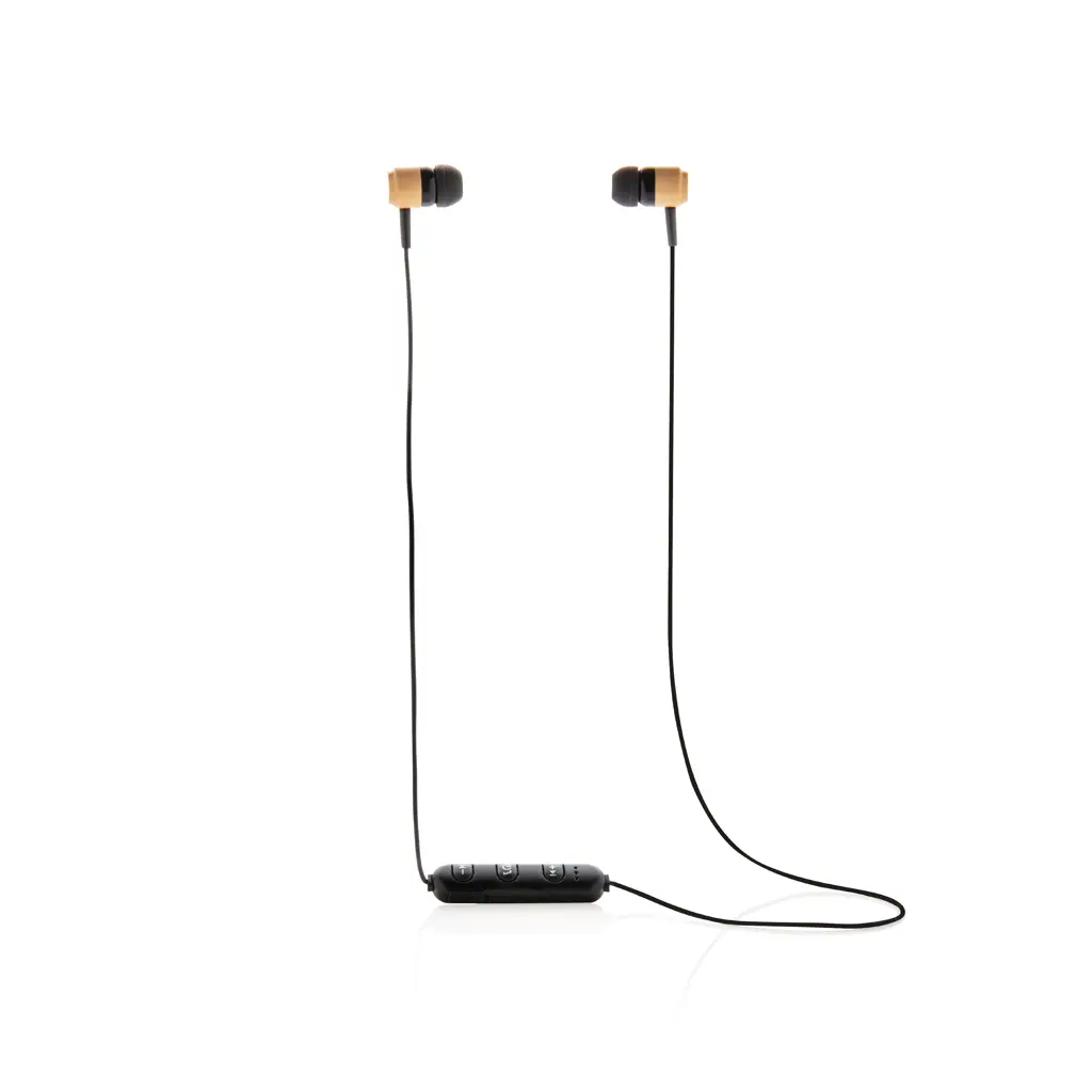 Bežične slušalice od bambusa P329.10 brown-1
