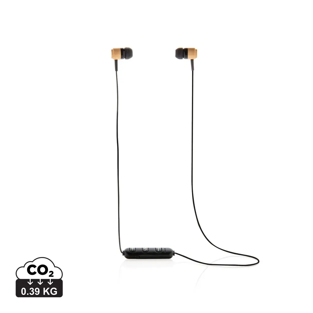 Bežične slušalice od bambusa P329.10 brown-0