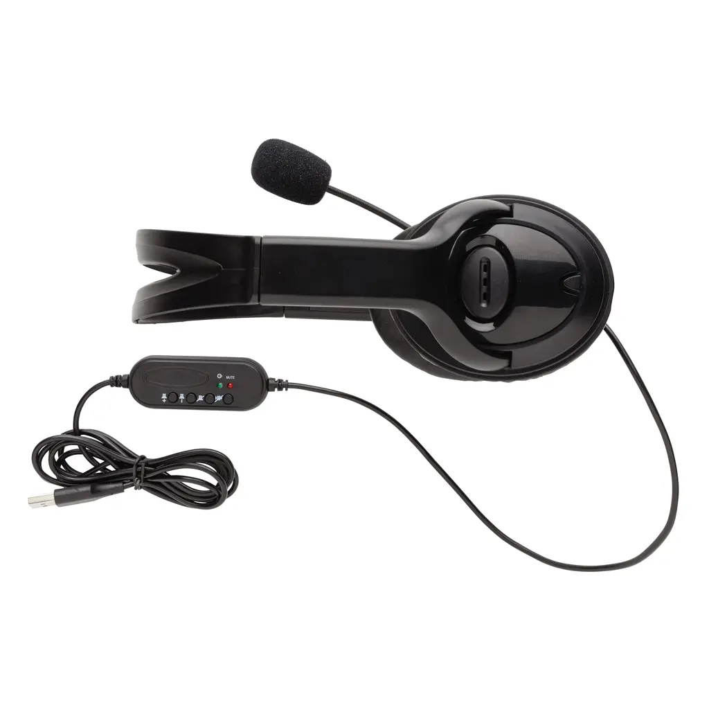 PC stereo radne slušalice s mikrofonom P329.15 black-4