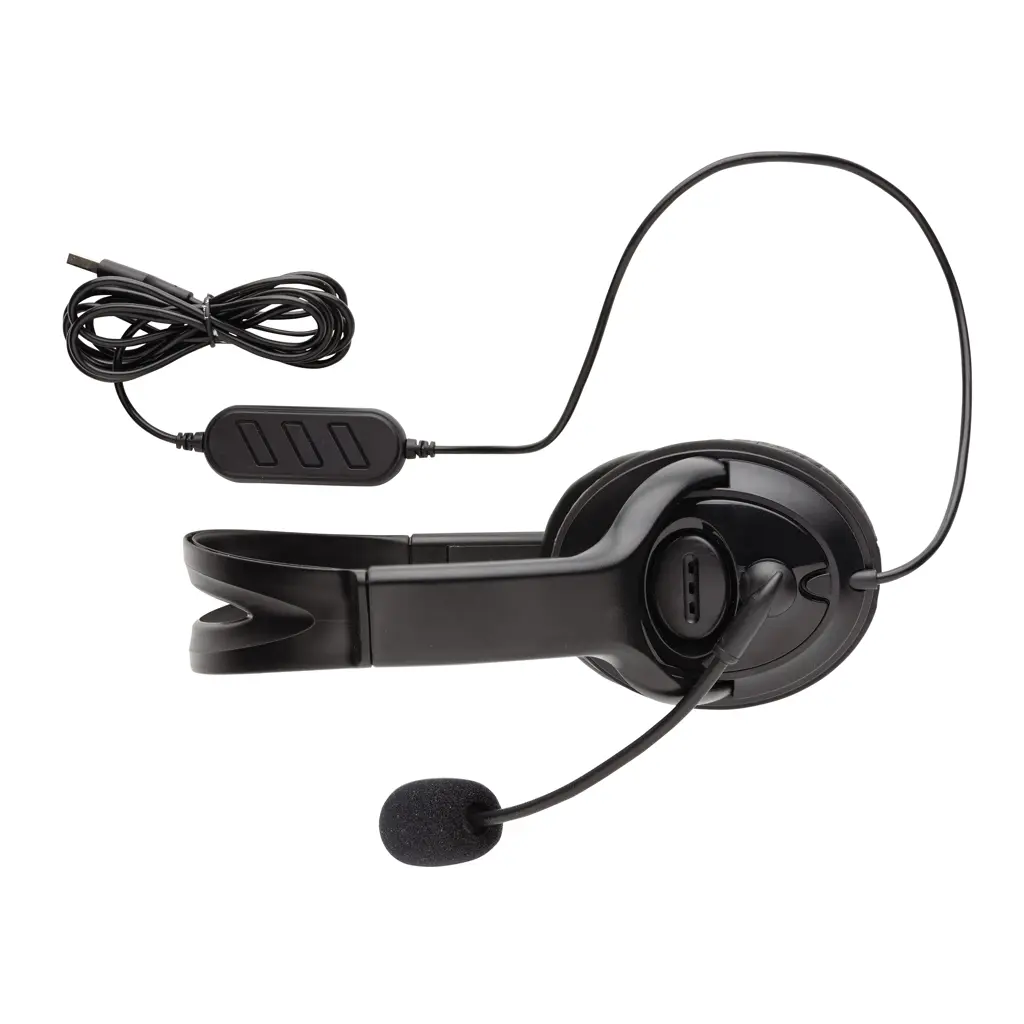 PC stereo radne slušalice s mikrofonom P329.15 black-5