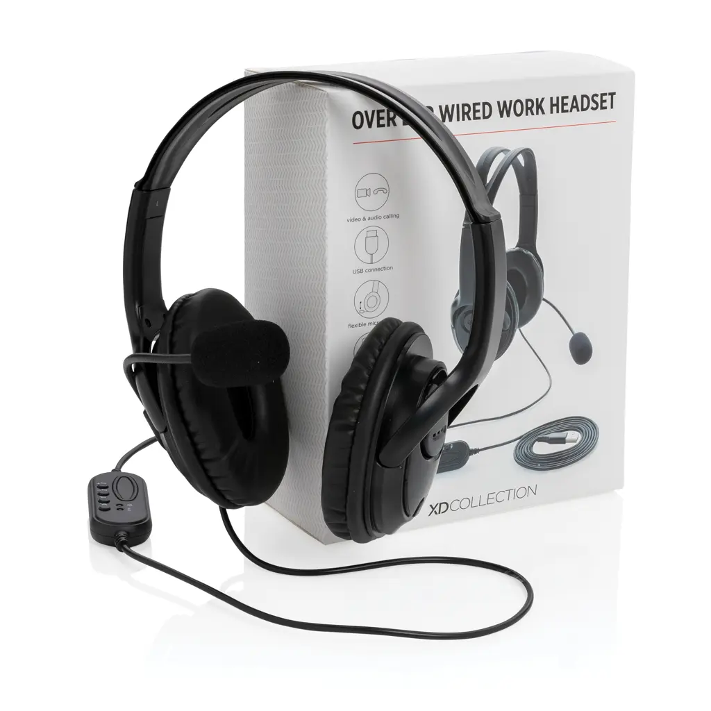 PC stereo radne slušalice s mikrofonom P329.15 black-8