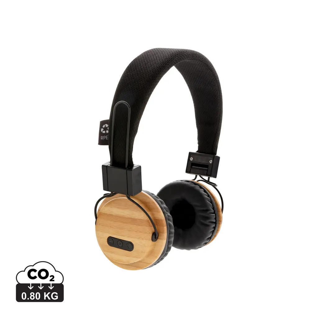Bežične slušalice od bambusa P329.16 brown-0