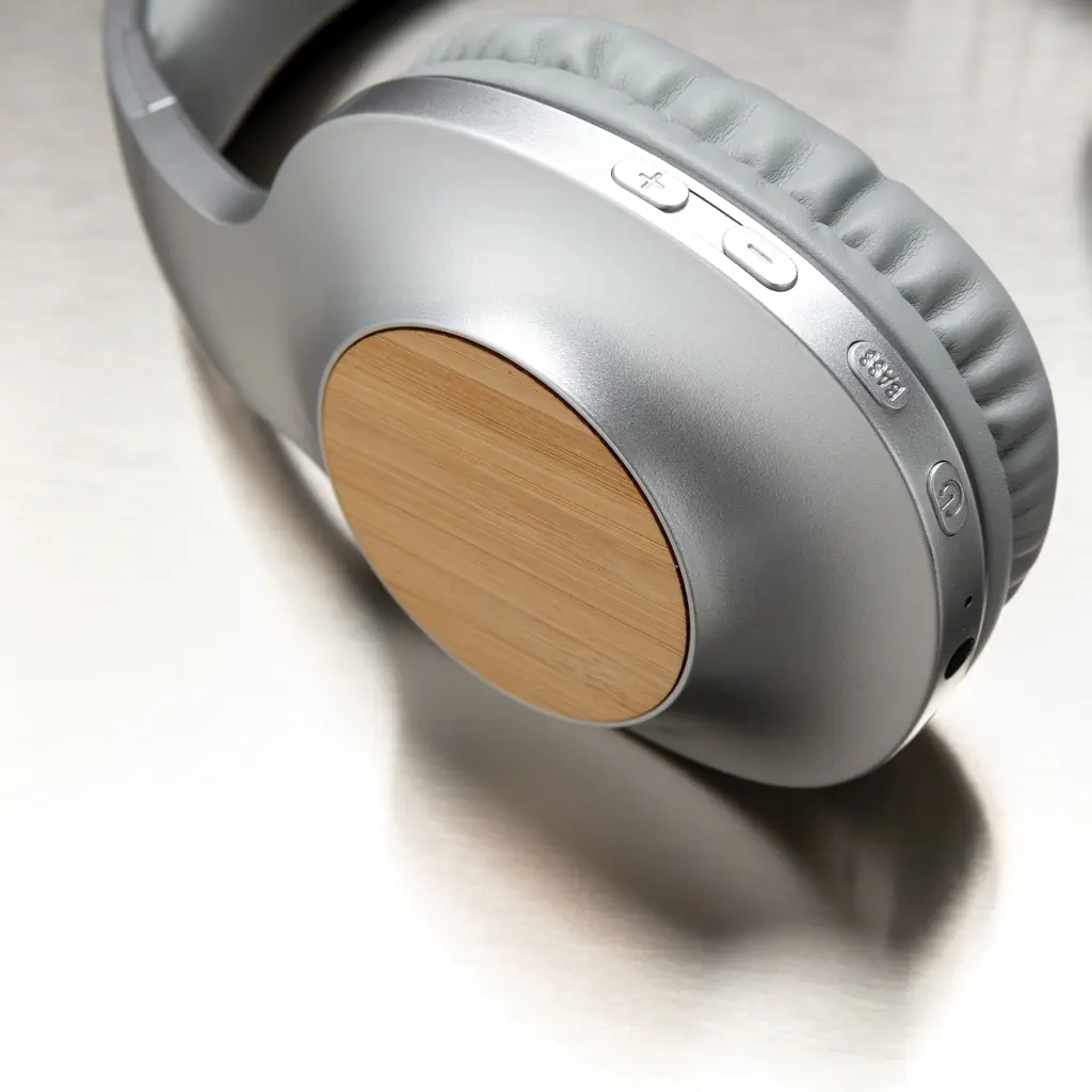 Bežične slušalice Dakota Bamboo P329.23 grey-7