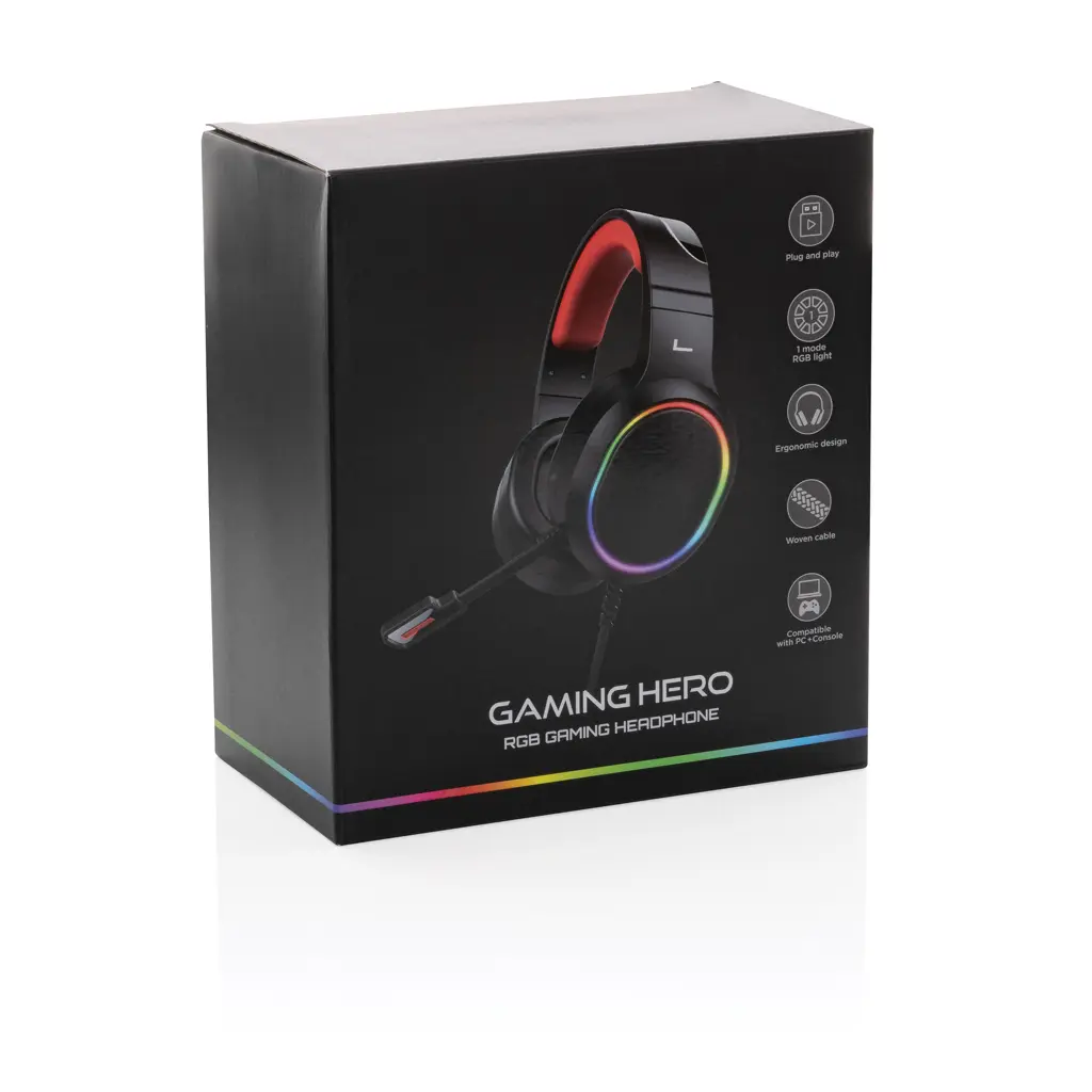 RGB gaming slušalice P329.27 black-11