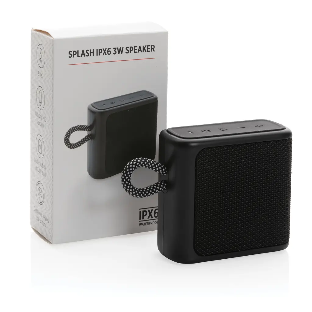Zvučnik Splash IPX6 3W P329.32 black-9