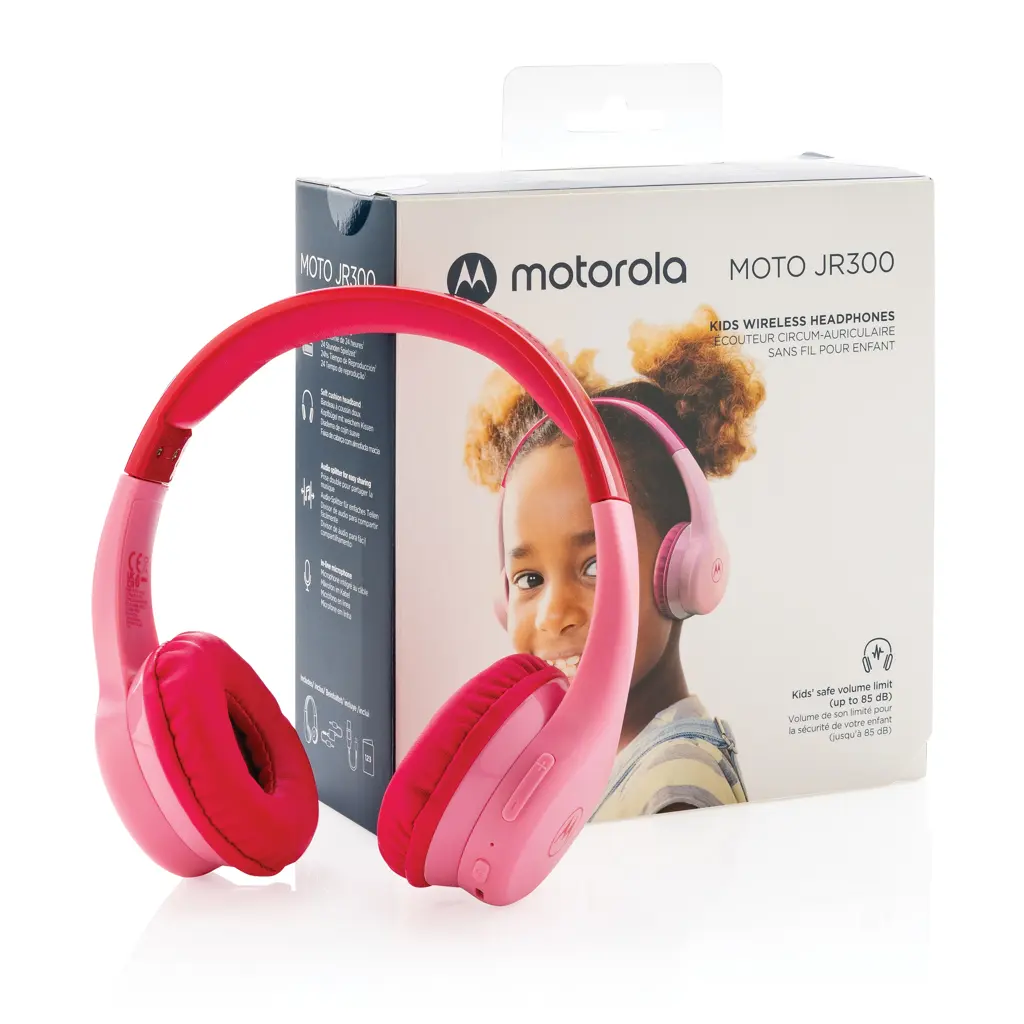 Bežične sigurnosne slušalice za djecu Motorola JR 300 P329.55 pink-4