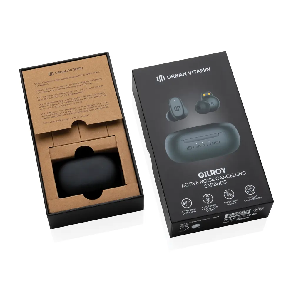 Hibrid ANC i ENC slušalica Urban Vitamin Gilroy P329.70 black-26