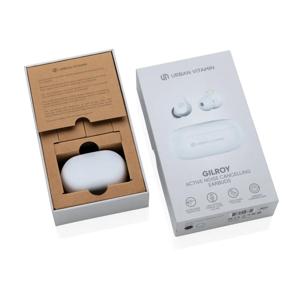 Hibrid ANC i ENC slušalica Urban Vitamin Gilroy P329.70 white-23