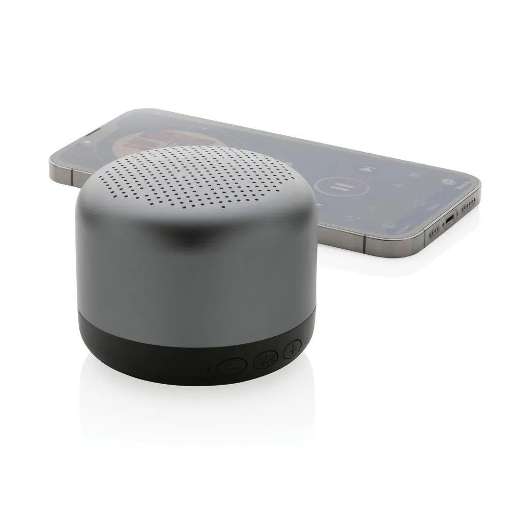 Bežični zvučnik 5W od recikliranog aluminija Terra RCS P329.87 grey-2