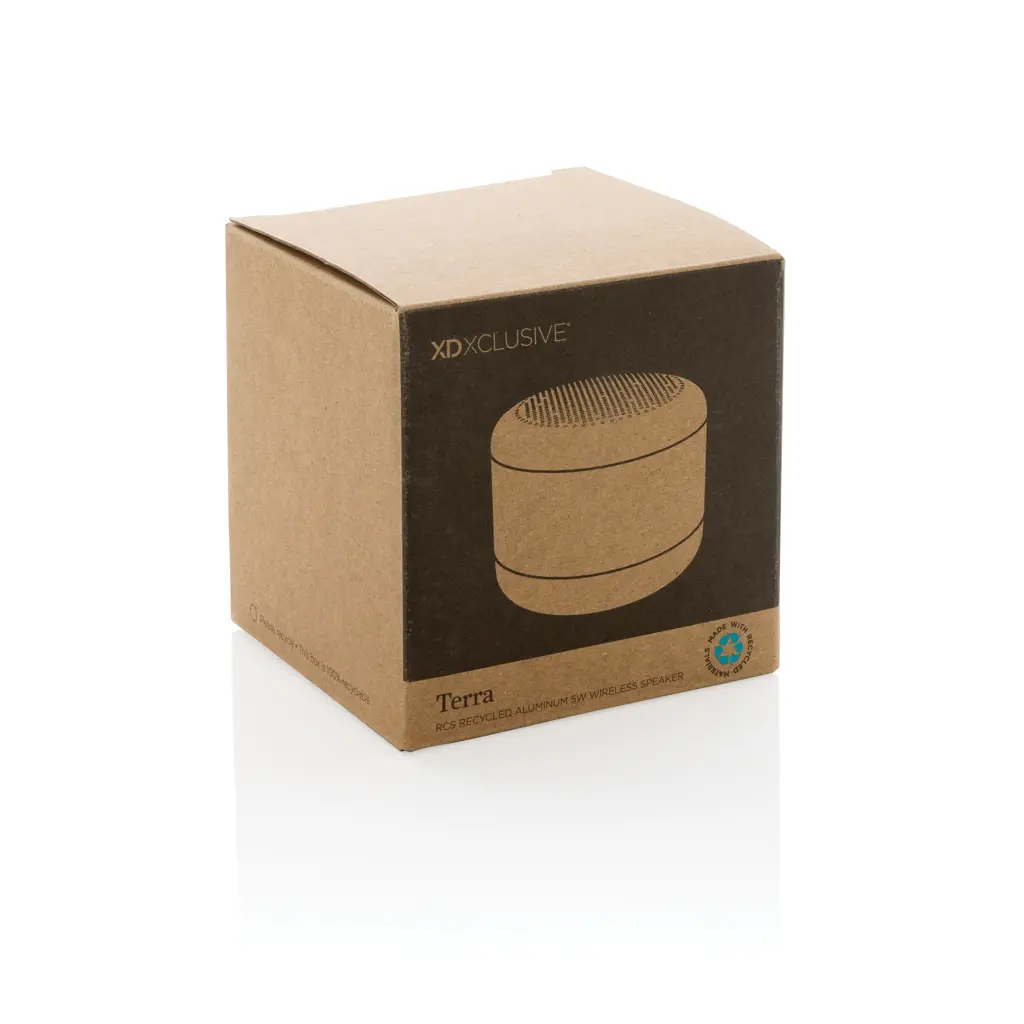 Bežični zvučnik 5W od recikliranog aluminija Terra RCS P329.87 grey-13