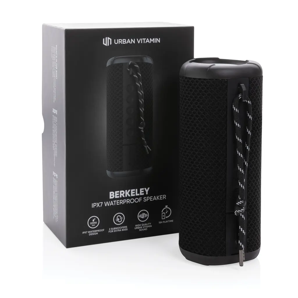 Vodootporan zvučnik od 10 W Urban Vitamin Berkeley IPX7 P329.90 black-14