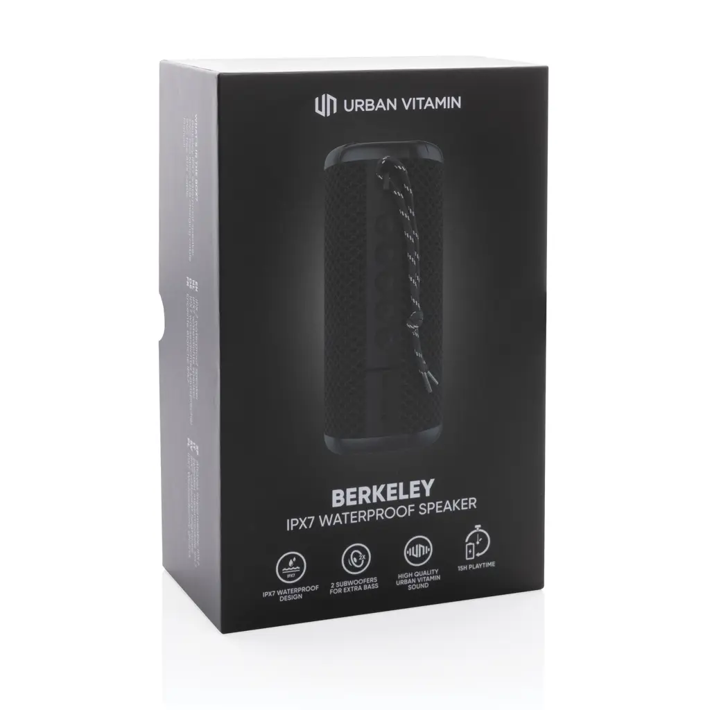 Vodootporan zvučnik od 10 W Urban Vitamin Berkeley IPX7 P329.90 black-15