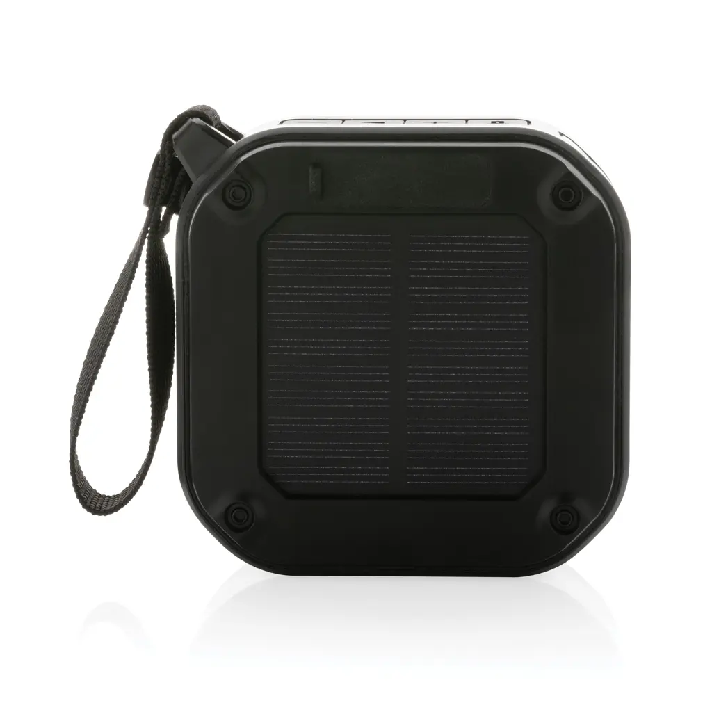 Bežični sunčani solarni zvučnik od reciklirane plastike 3W RCS P331.03 black-4