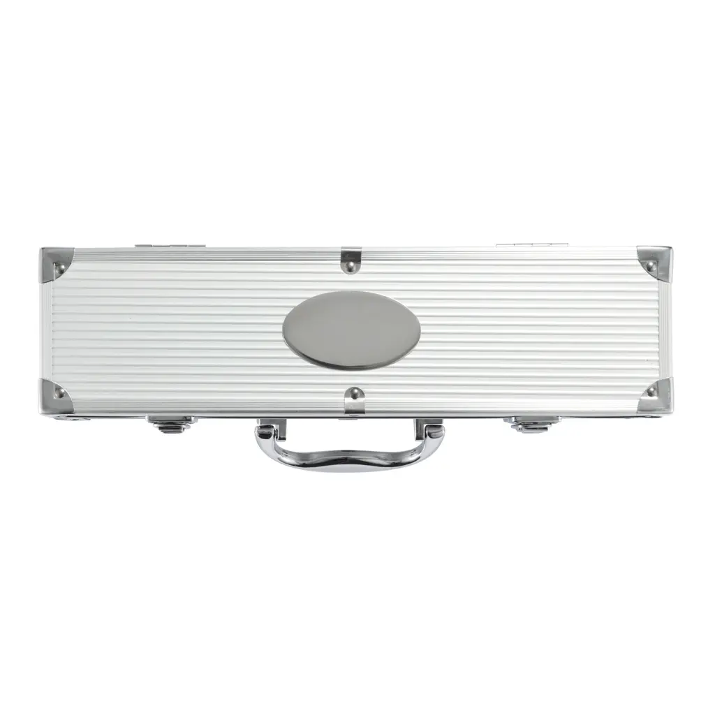 Set za roštilj od 3 kom u aluminijskoj kutiji P422.17 silver-5