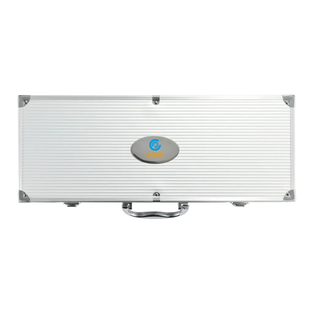Set za roštilj od 12 komada u aluminijskoj kutiji P422.18 silver-6
