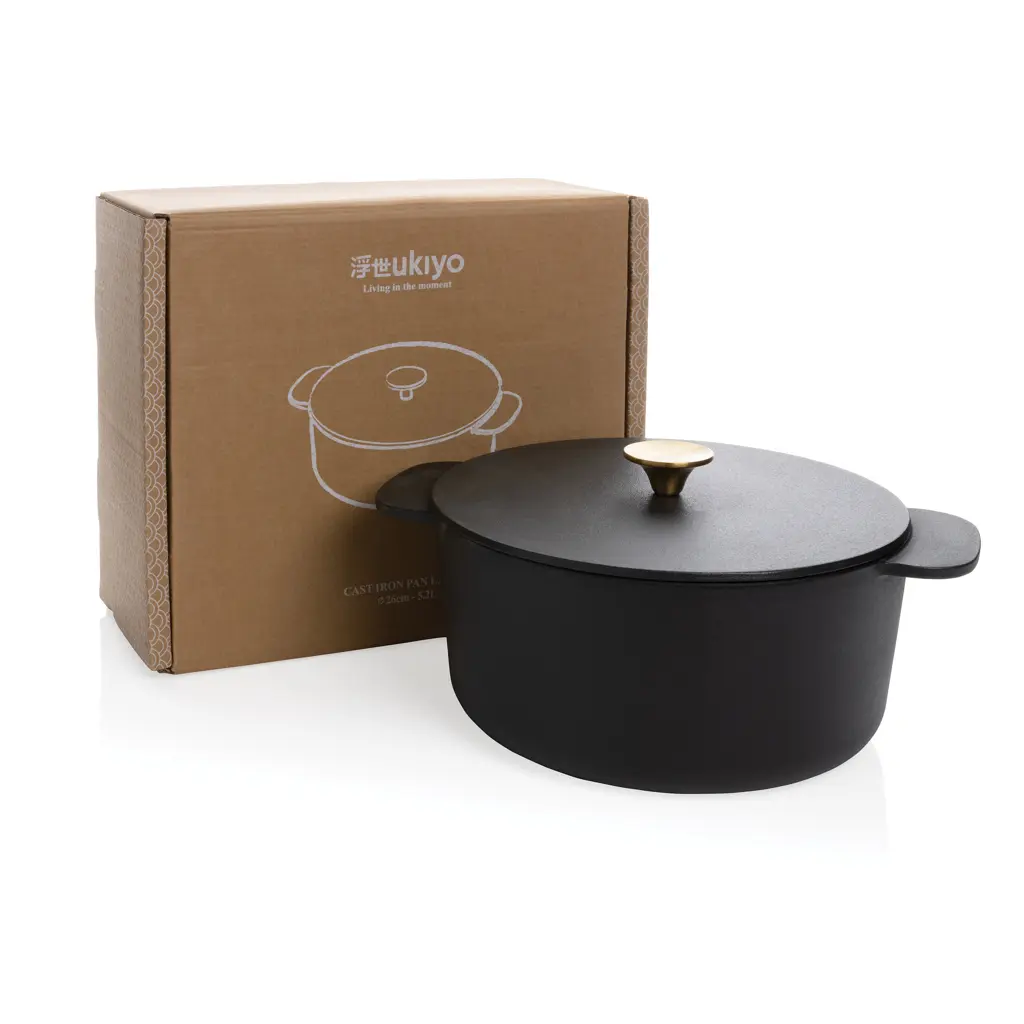 Velika tava od lijevanog željeza Ukiyo P431.02 black-17