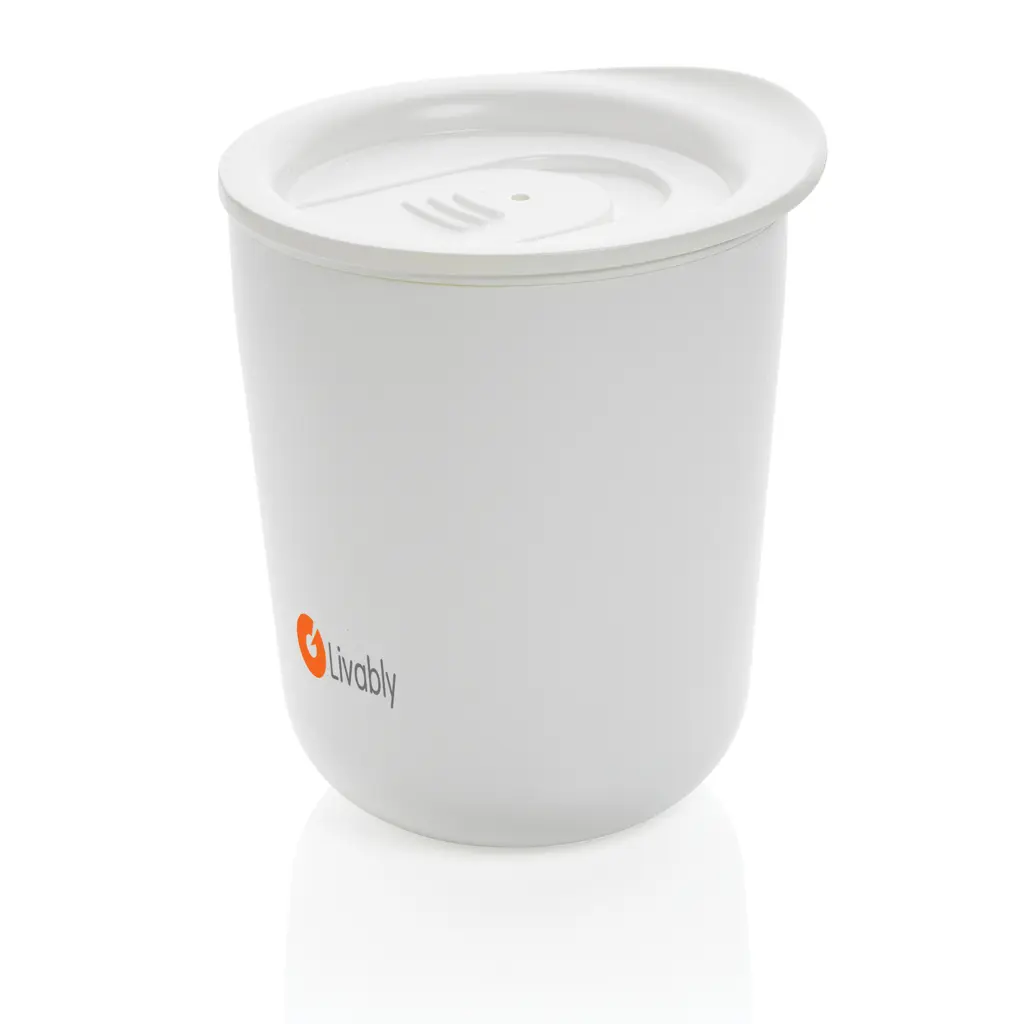 Antimikrobna čaša za kavu P432.09 white-3