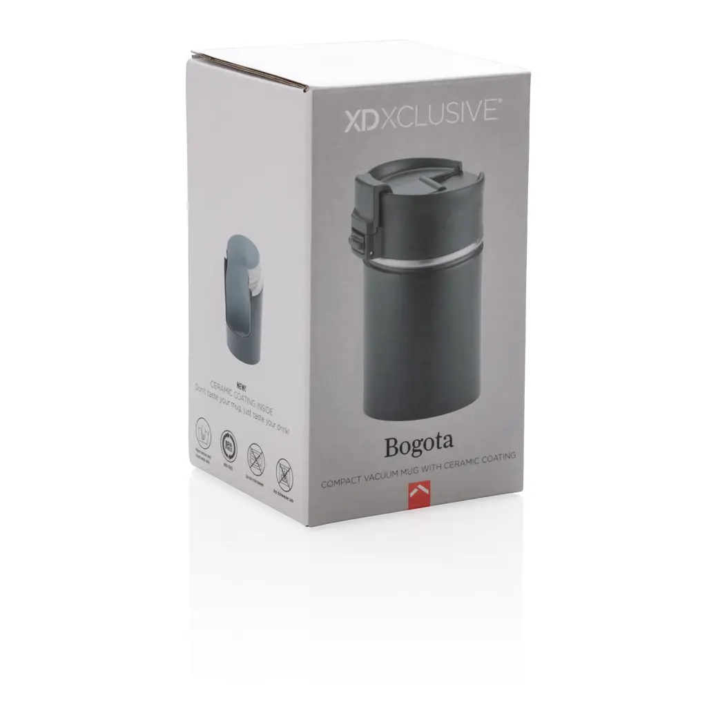 Putna termo šalica s keramičkim premazom Bogota 220 ml P432.24 black-8