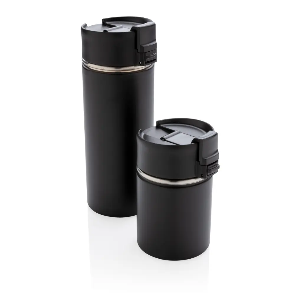 Putna termo šalica s keramičkim premazom Bogota 220 ml P432.24 black-11