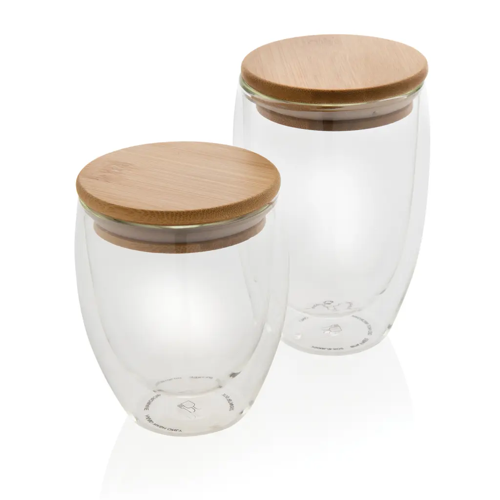 Šalice od borosilikatnog stakla 350ml 2kom set P432.27 transparent-6