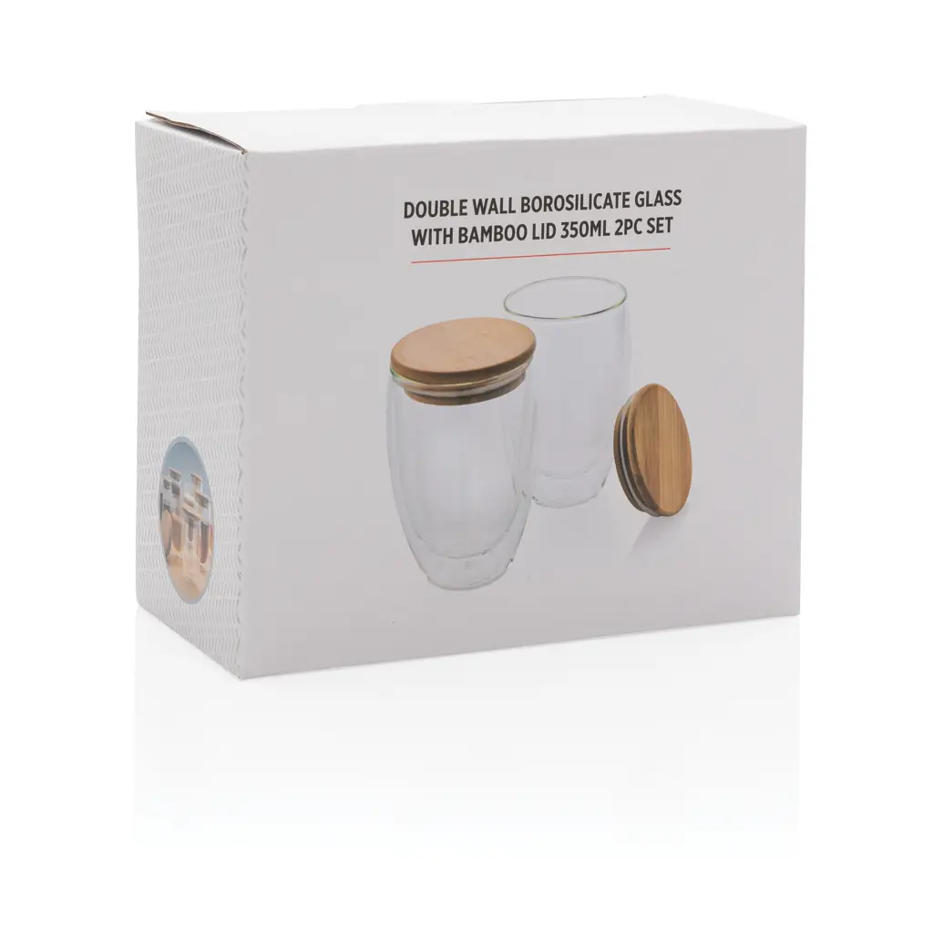 Šalice od borosilikatnog stakla 350ml 2kom set P432.27 transparent-11