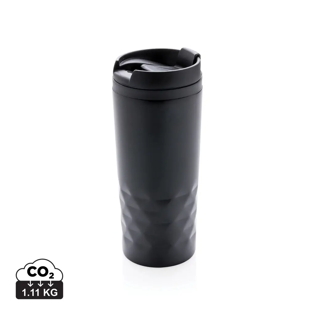 Putna šalica Geometric 300 ml P432.36 black-8 Putna šalica Geometric 300 ml P432.36 black-8