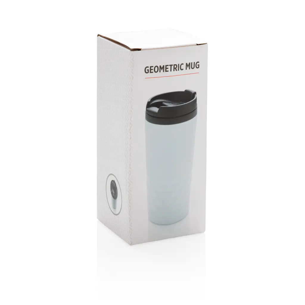Putna šalica Geometric 300 ml P432.36 white-6
