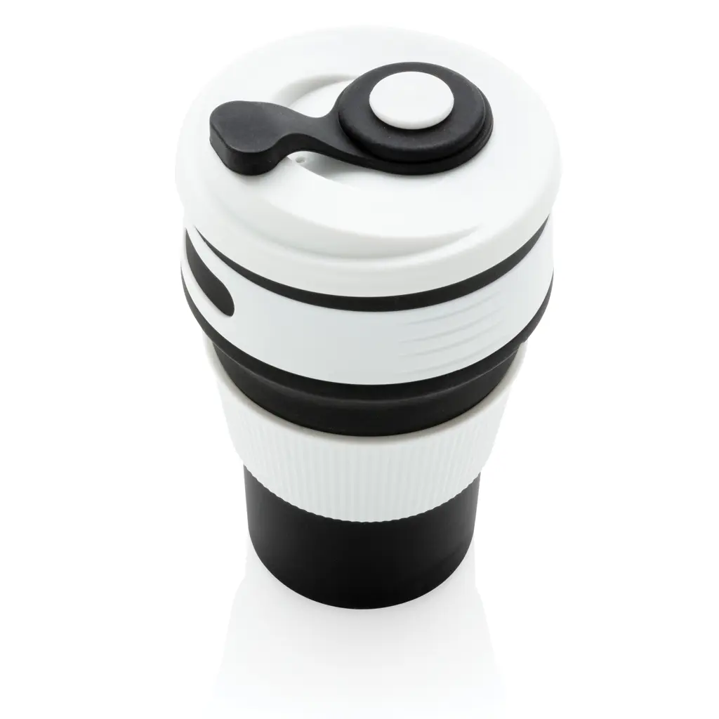 Sklopiva silikonska šalica P432.60 black-2