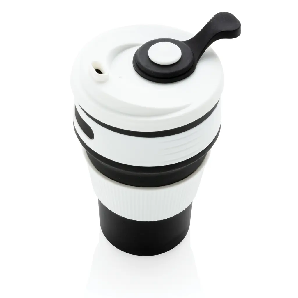 Sklopiva silikonska šalica P432.60 black-4