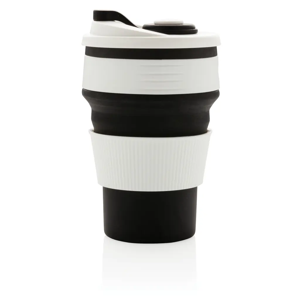 Sklopiva silikonska šalica P432.60 black-5