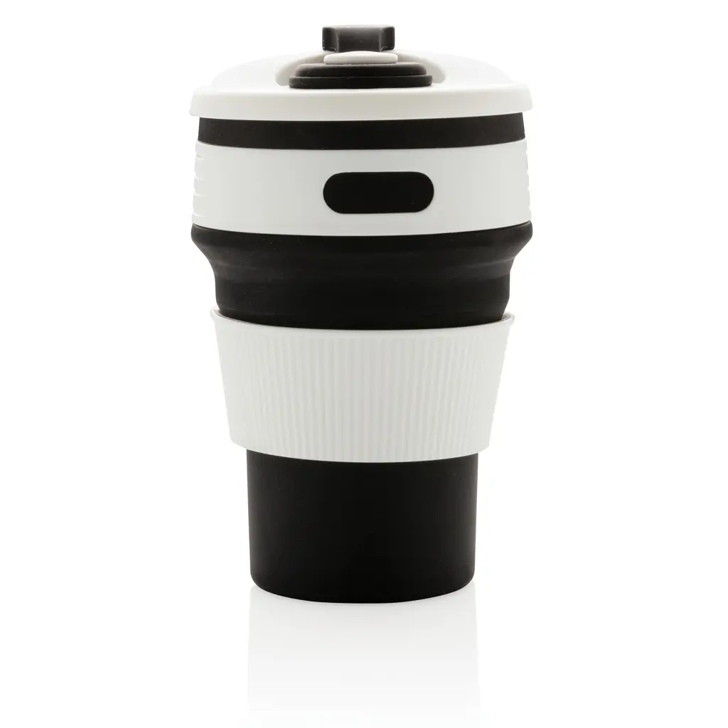 Sklopiva silikonska šalica P432.60 black-6