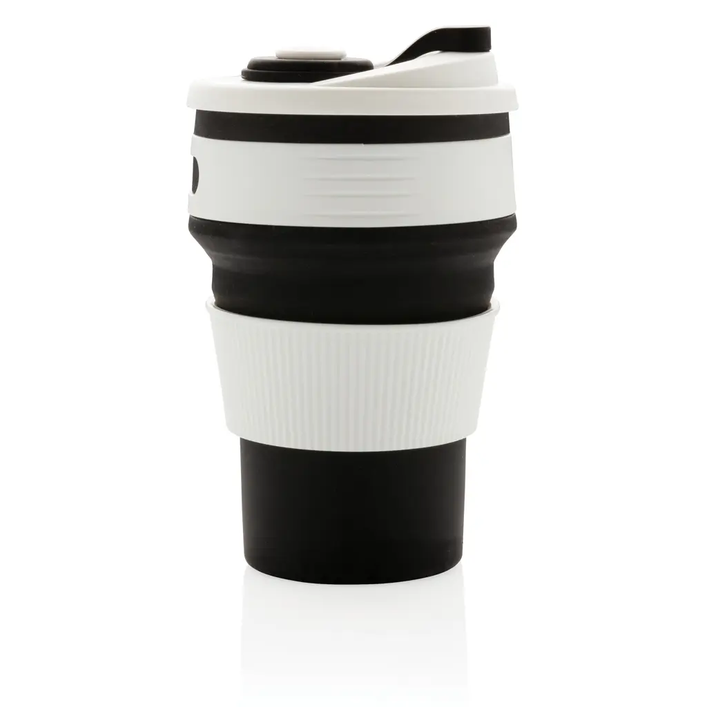 Sklopiva silikonska šalica P432.60 black-7