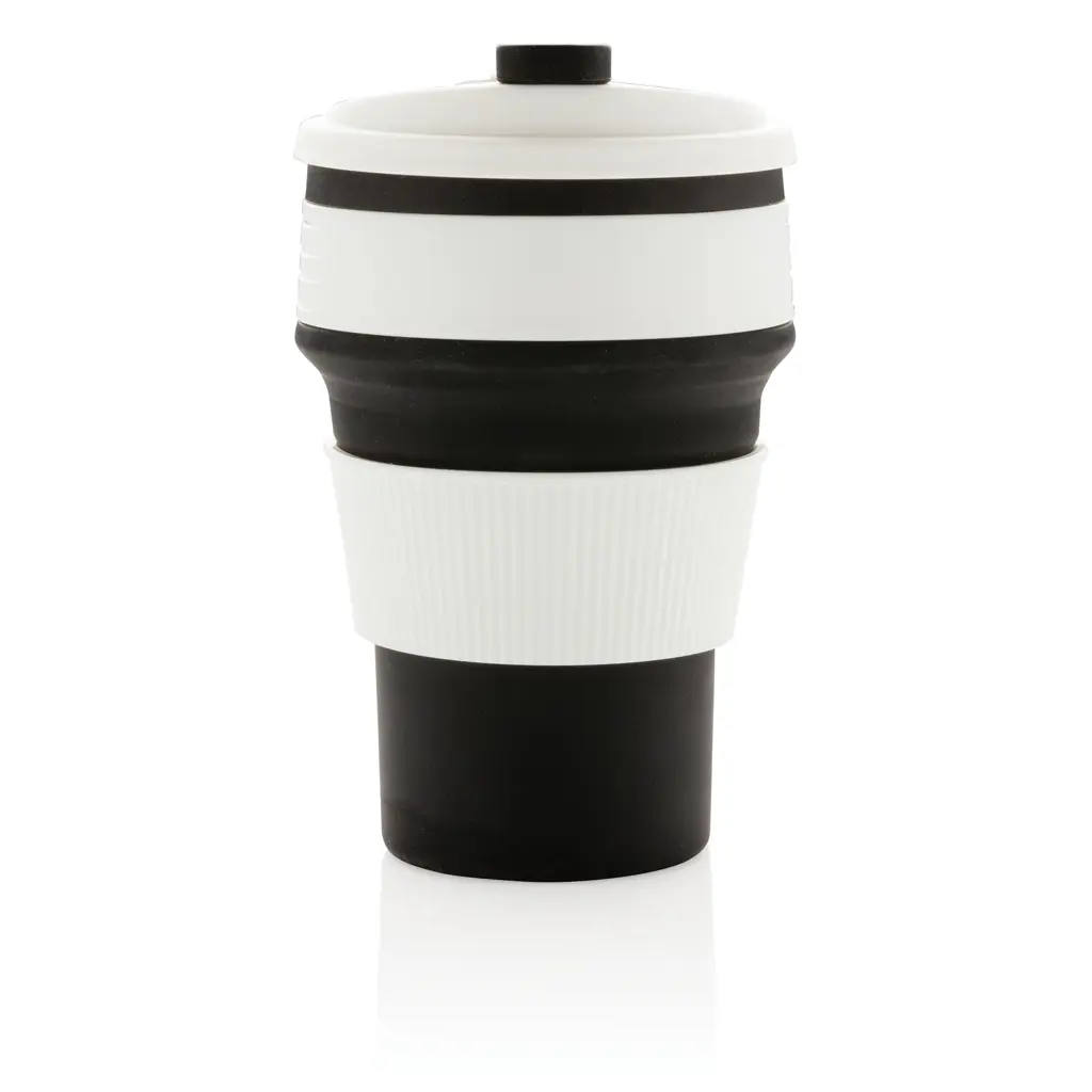Sklopiva silikonska šalica P432.60 black-8