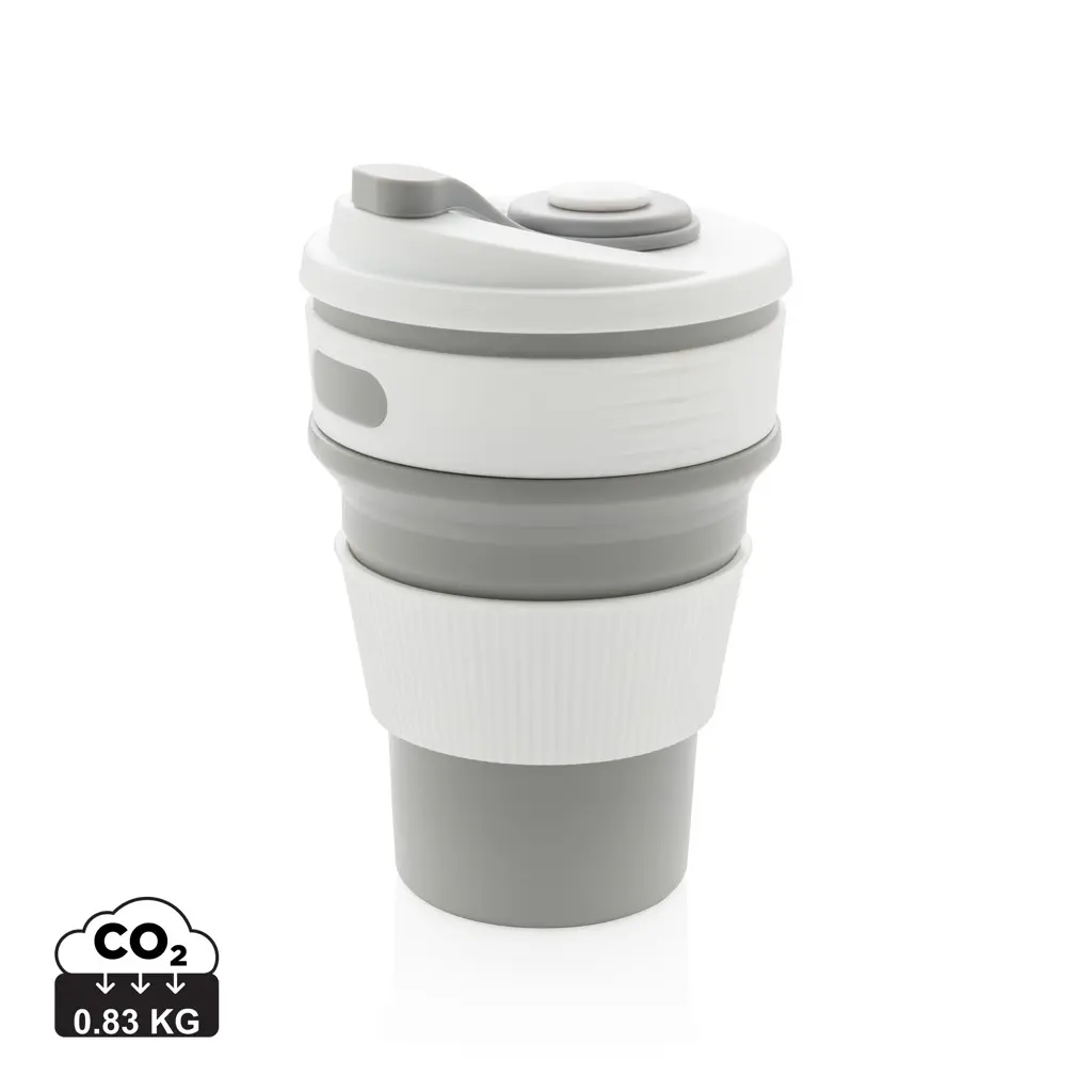 Sklopiva silikonska šalica P432.60 grey-0