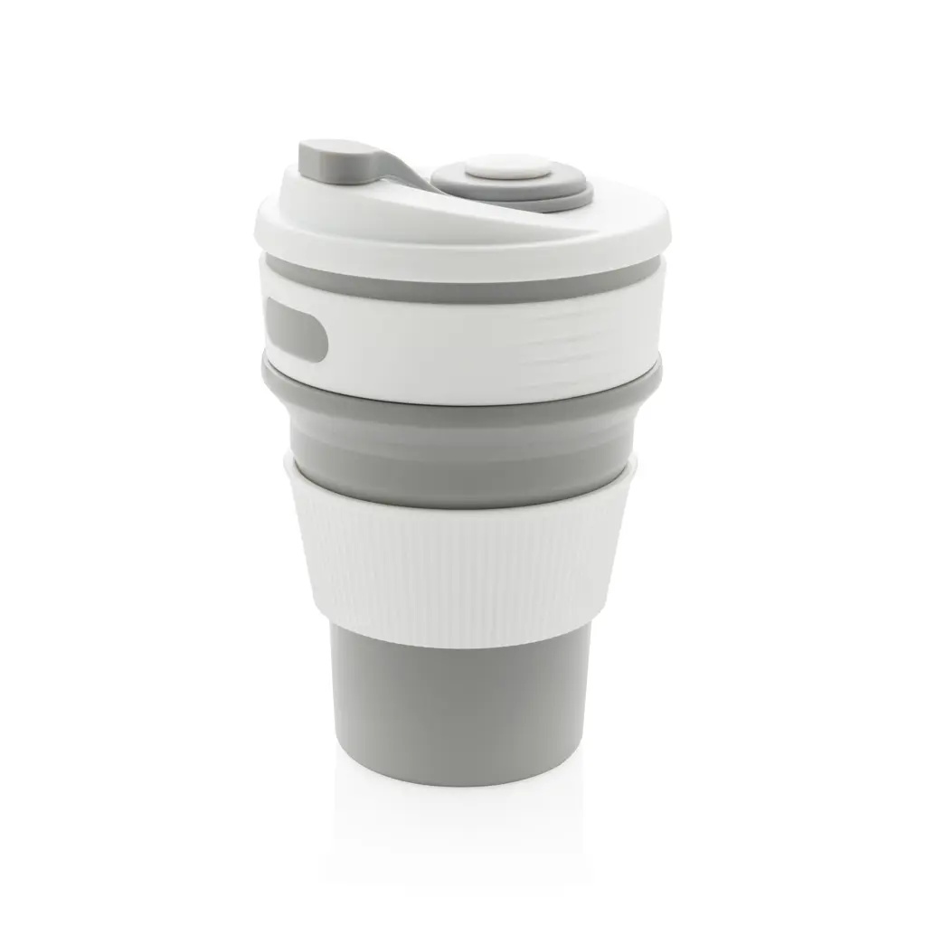 Sklopiva silikonska šalica P432.60 grey-1