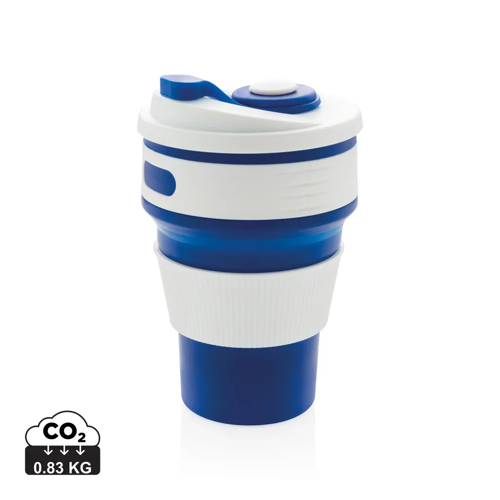 Sklopiva silikonska šalica P432.60 blue-0