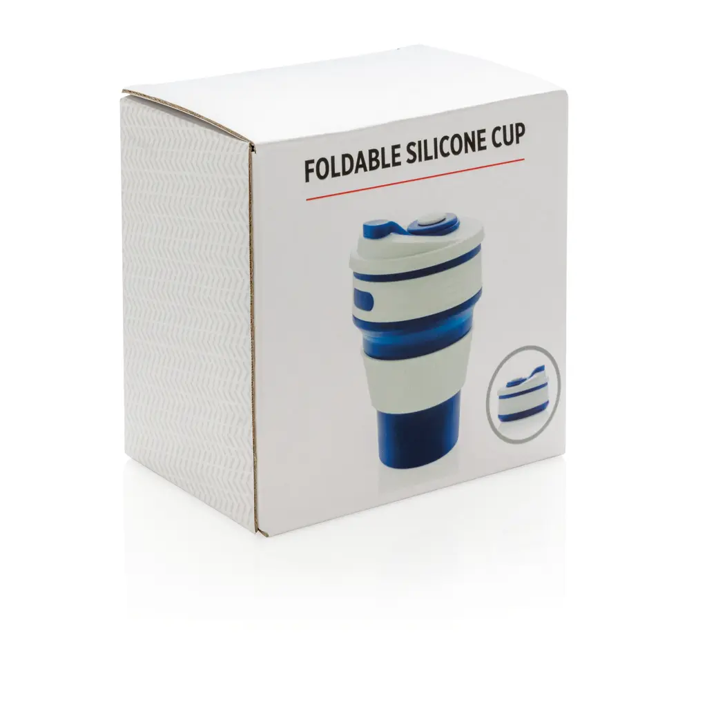 Sklopiva silikonska šalica P432.60 blue-8