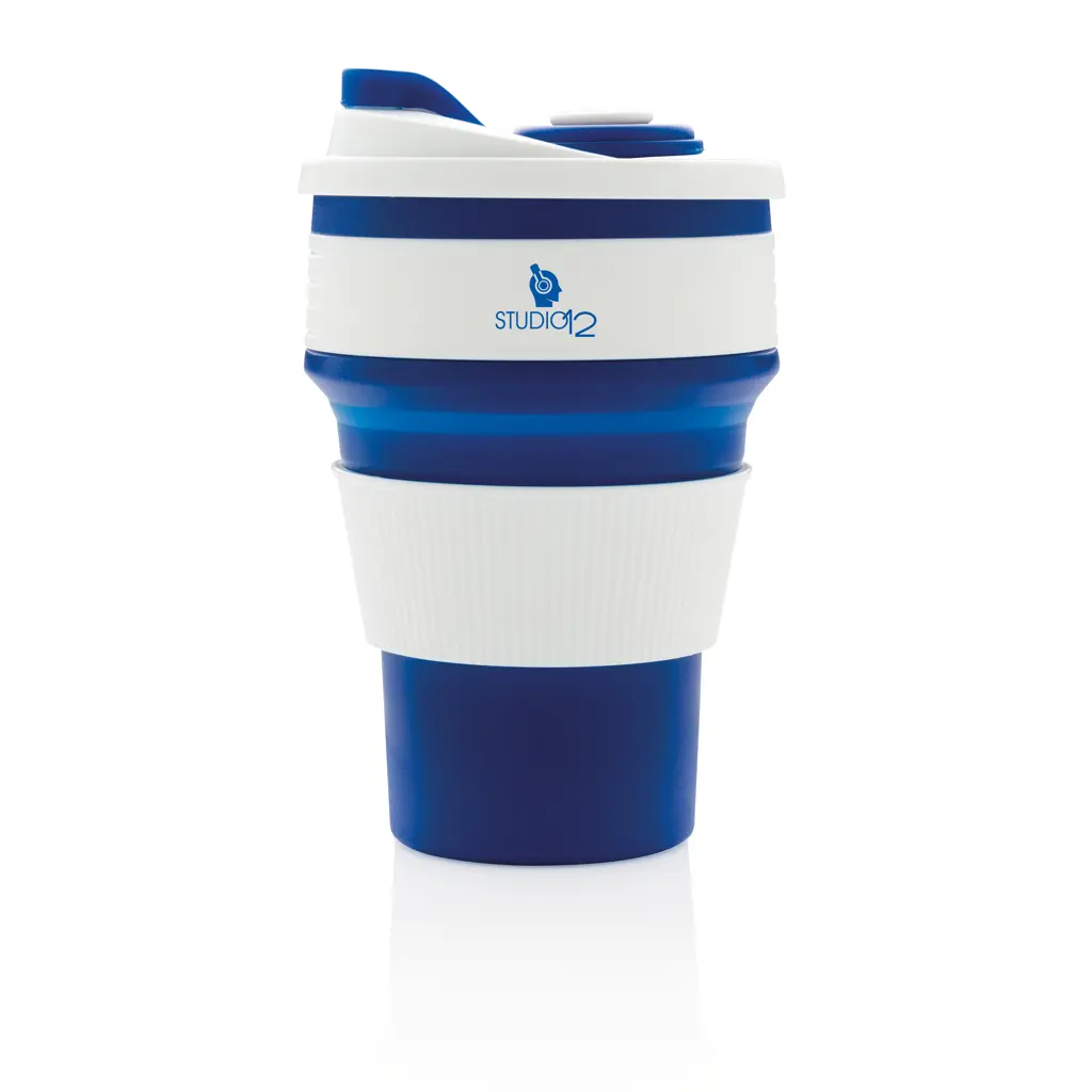 Sklopiva silikonska šalica P432.60 blue-3