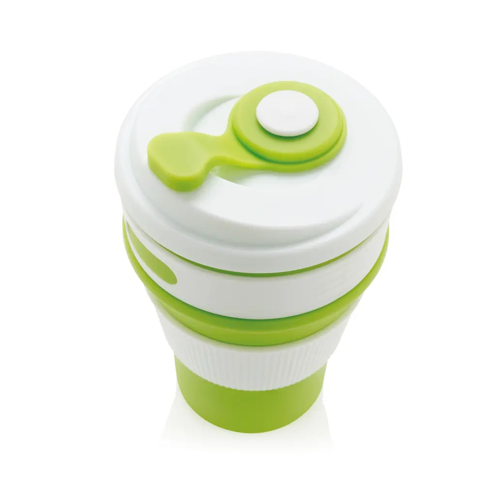 Sklopiva silikonska šalica P432.60 green-2