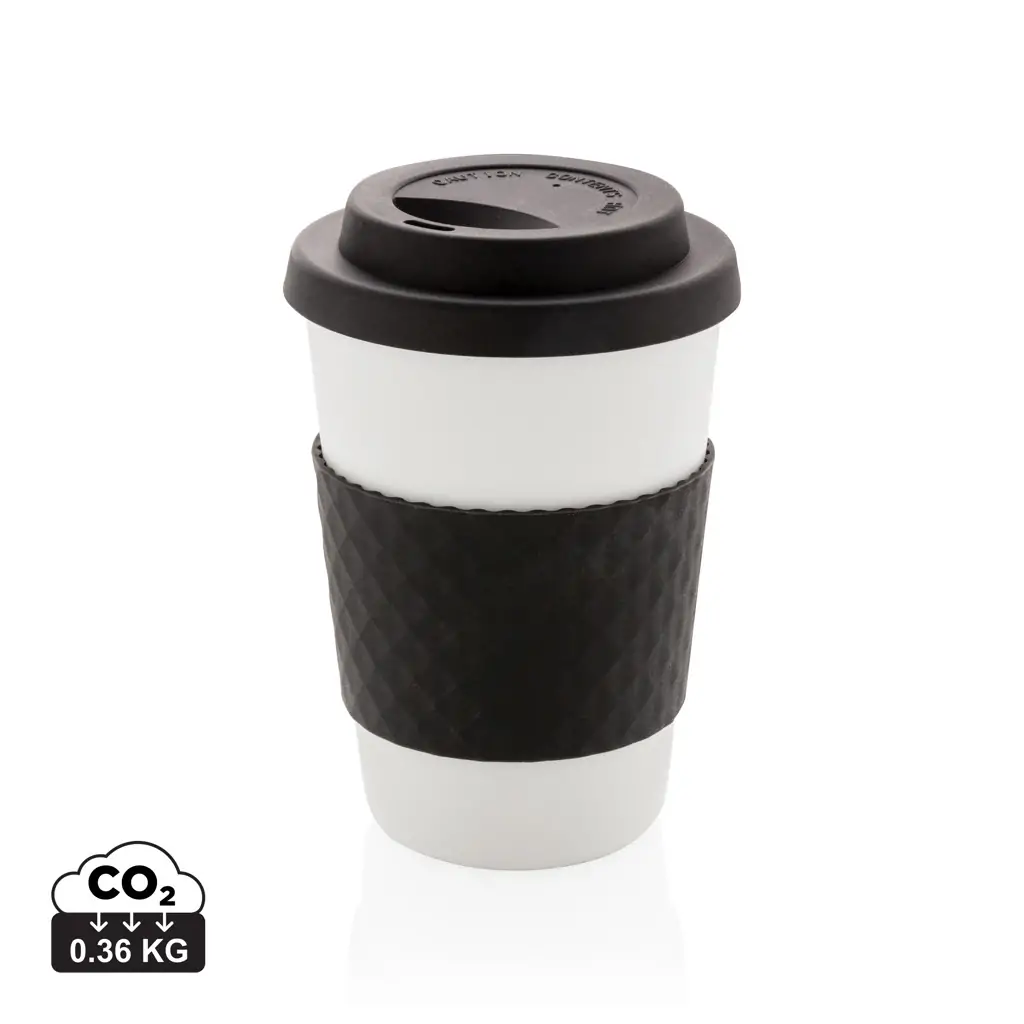 Šalica za kavu za višekratnu upotrebu 270 ml P432.67 black-8 Šalica za kavu za višekratnu upotrebu 270 ml P432.67 black-8