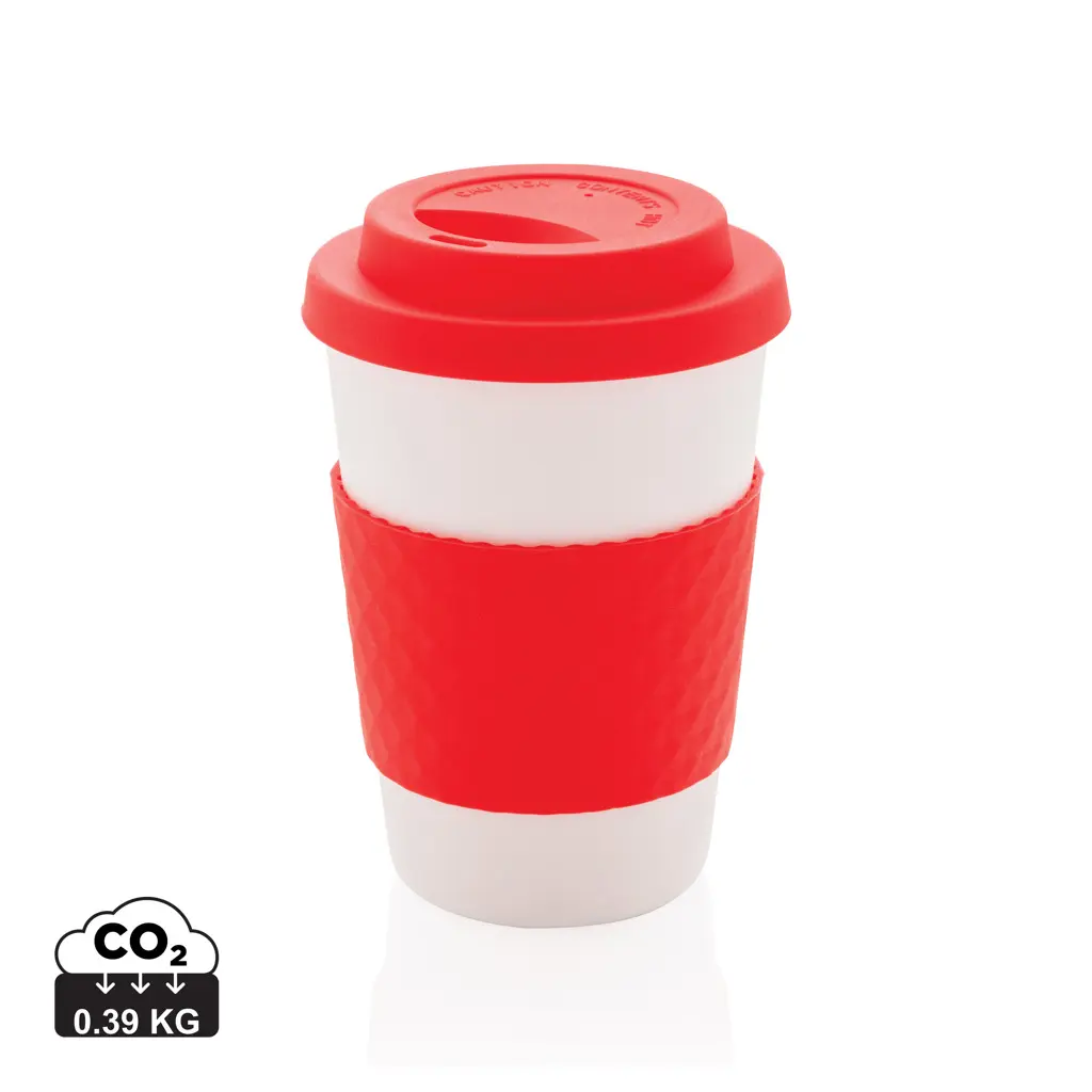 Šalica za kavu za višekratnu upotrebu 270 ml P432.67 red-0