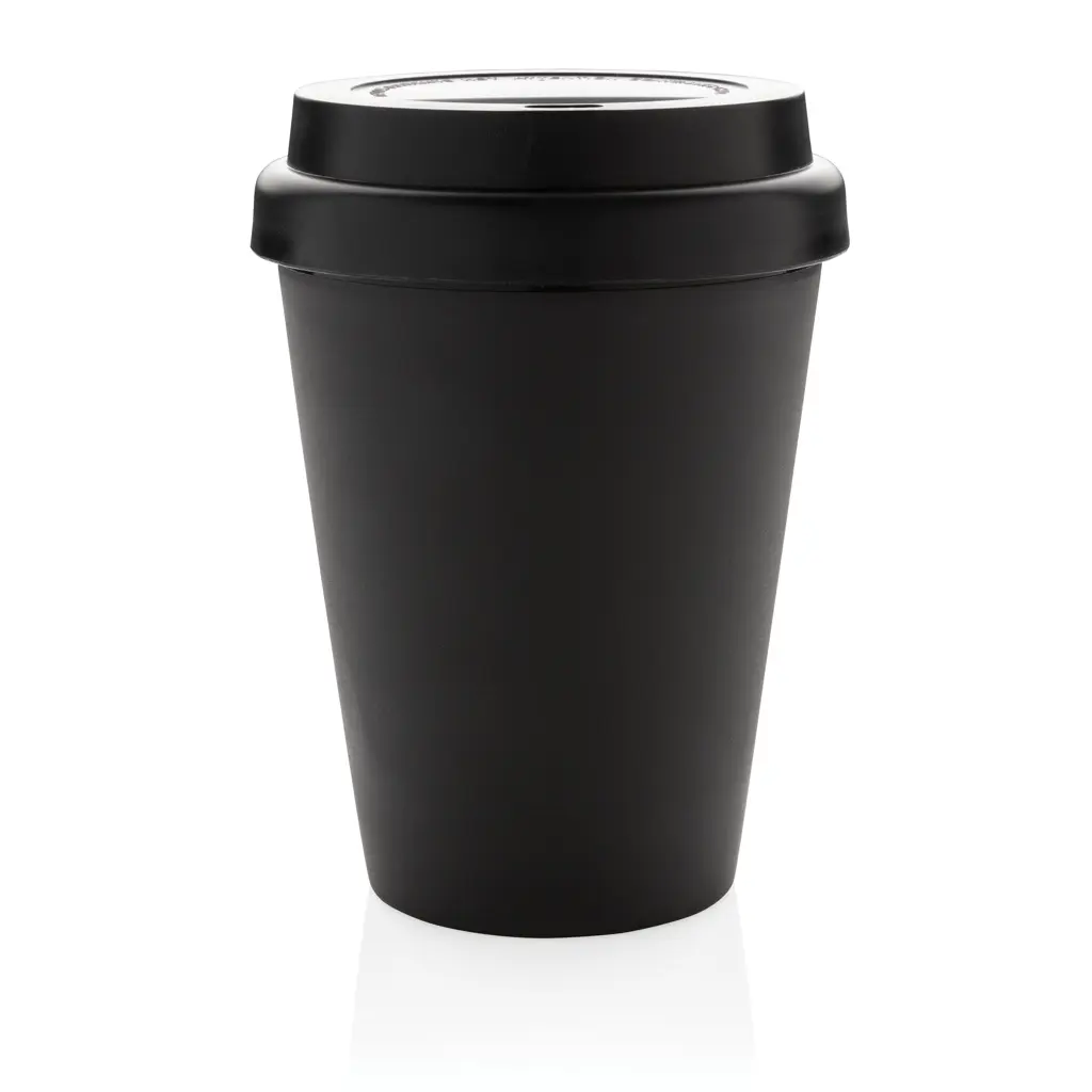 Šalica za kavu s dvostrukom stijenkom za višekratnu upotrebu 300 ml P432.69 black-5