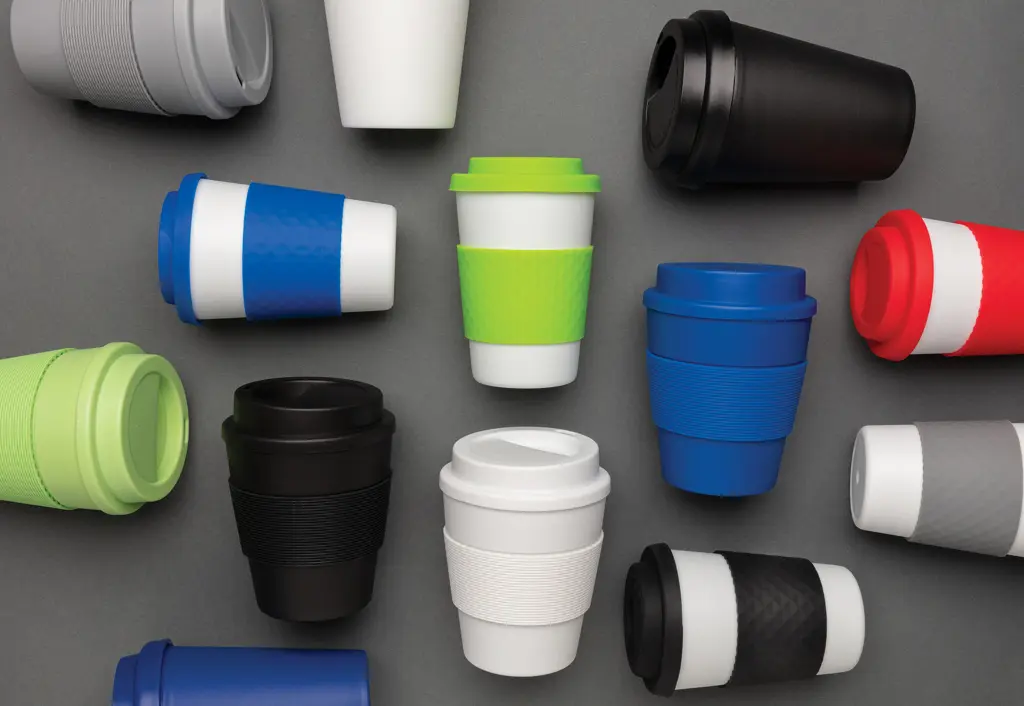 Šalica za kavu s dvostrukom stijenkom za višekratnu upotrebu 300 ml P432.69 black-10